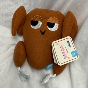 NEW w Tags Bark Box Dog Toy Sz L 50+ lbs Turkeith